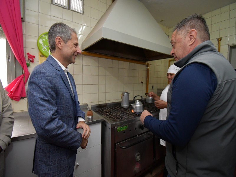 El gas natural llegó a la guardería Manuel Belgrano