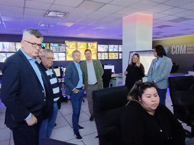 Bernarte visitó el municipio de San Miguel para conocer acciones en materia de seguridad
