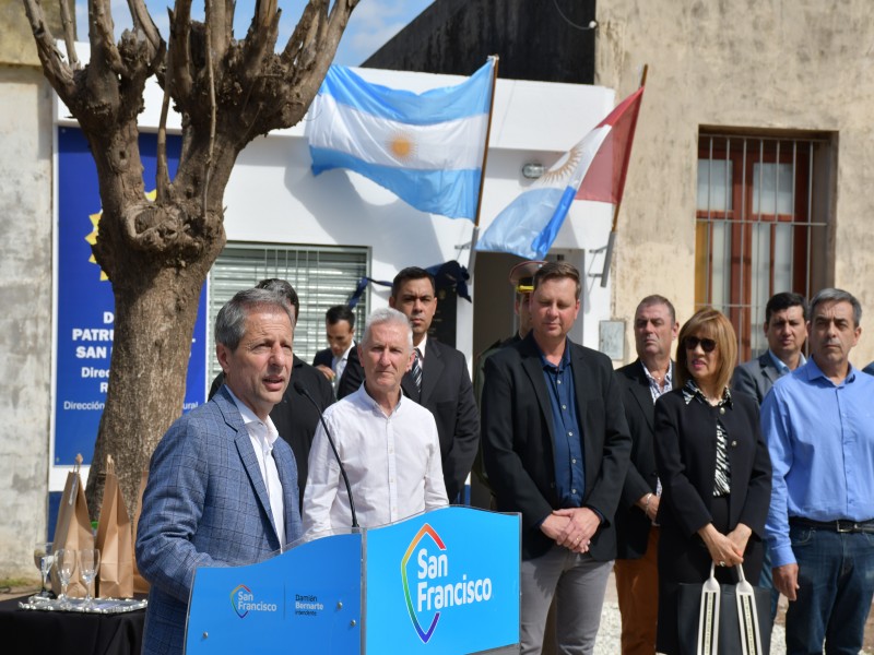 Quedó inaugurada la nueva base de la División Patrulla Rural San Francisco 