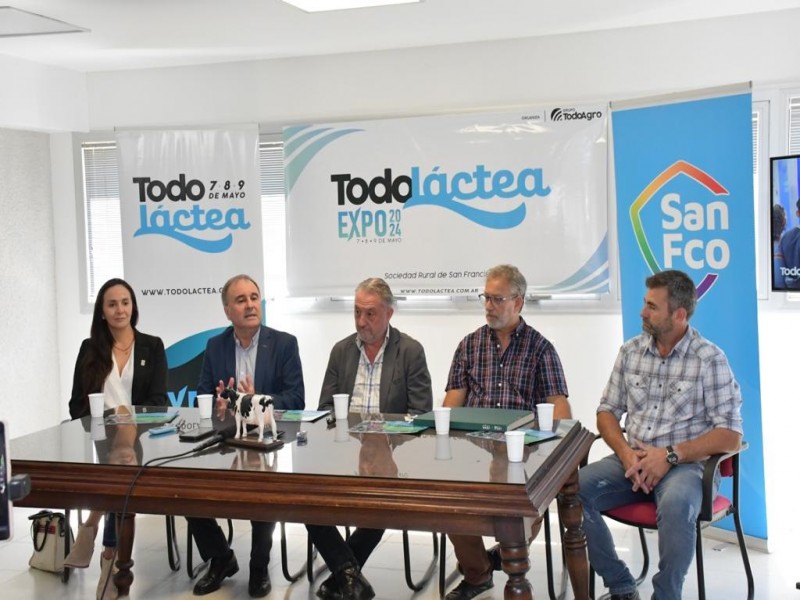 Llega a San Francisco la gran muestra del sector lechero "Todo Láctea"